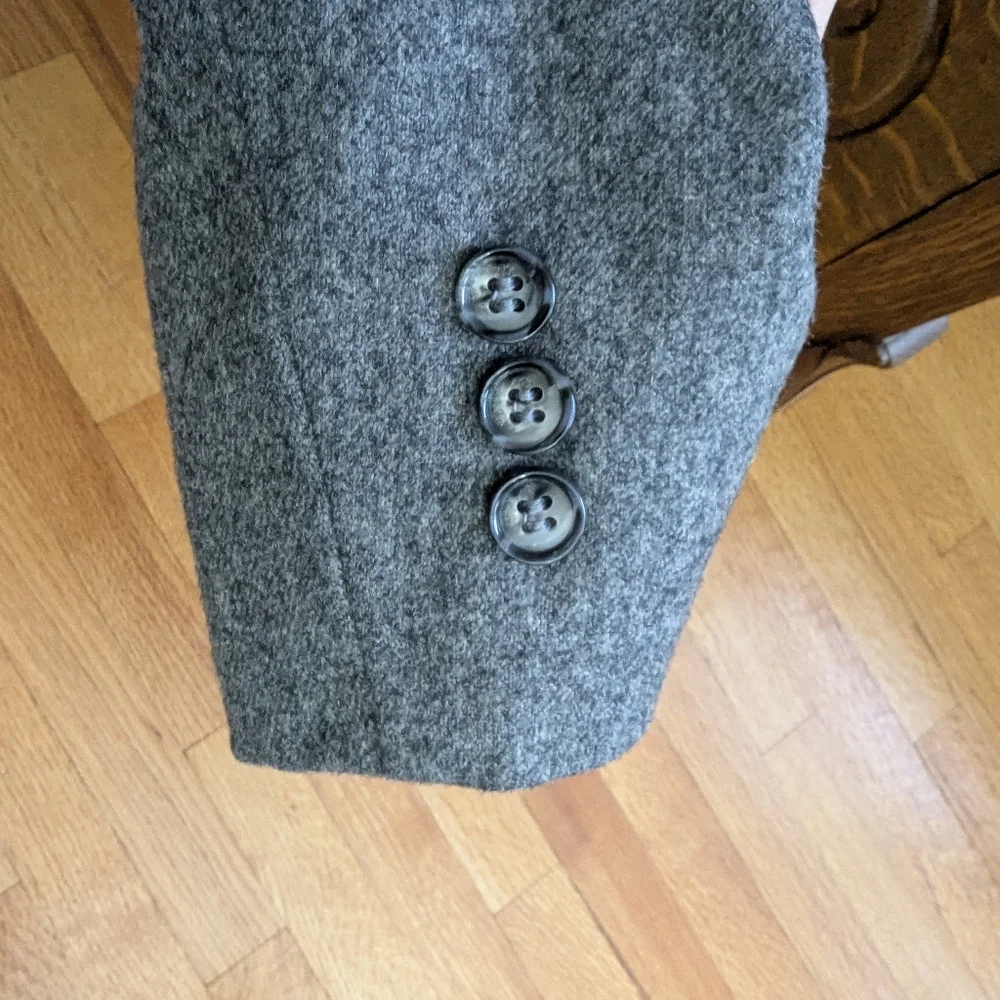 Evan Picone Beautiful Wool Blazer Women's M-L? Vintage Two Button Jacket - Picture 8 of 16